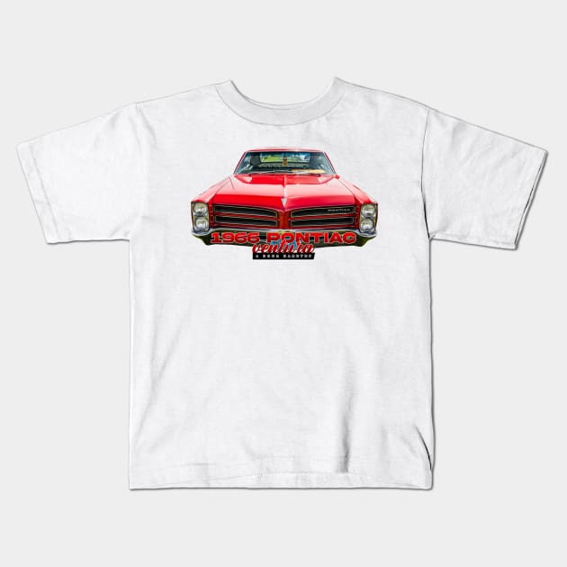 1966 Pontiac Ventura 2 Door Hardtop Kids T-Shirt by Gestalt Imagery